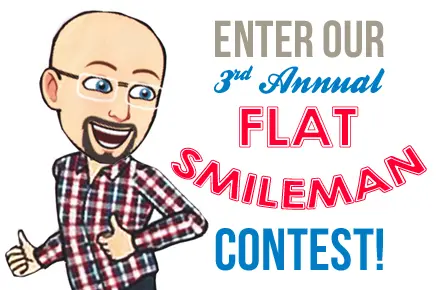 flat smileman contest blog
